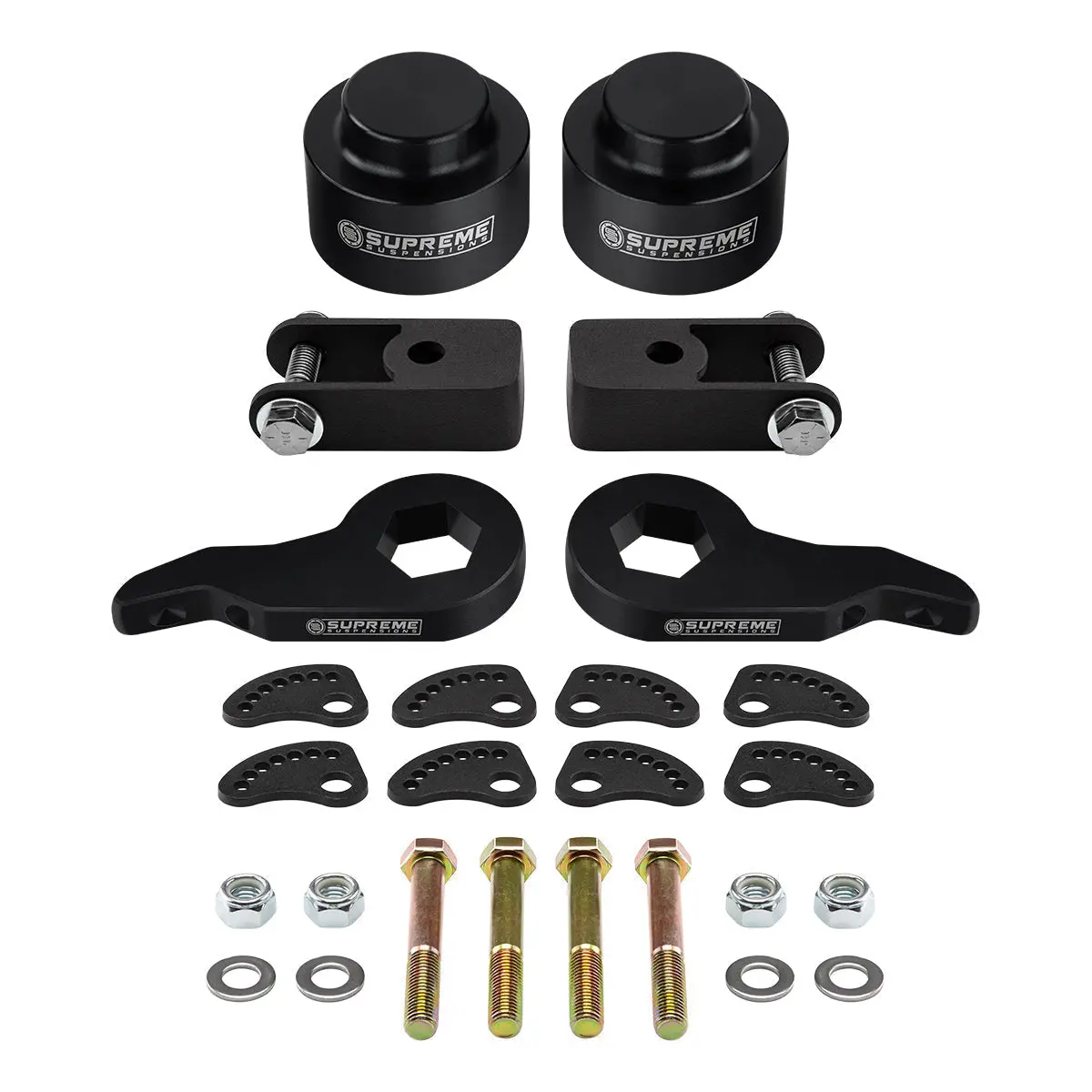 2002-2006 Cadillac Escalade Full Lift Kit + Shock Extenders + Camber/Caster Alignment Kit 1