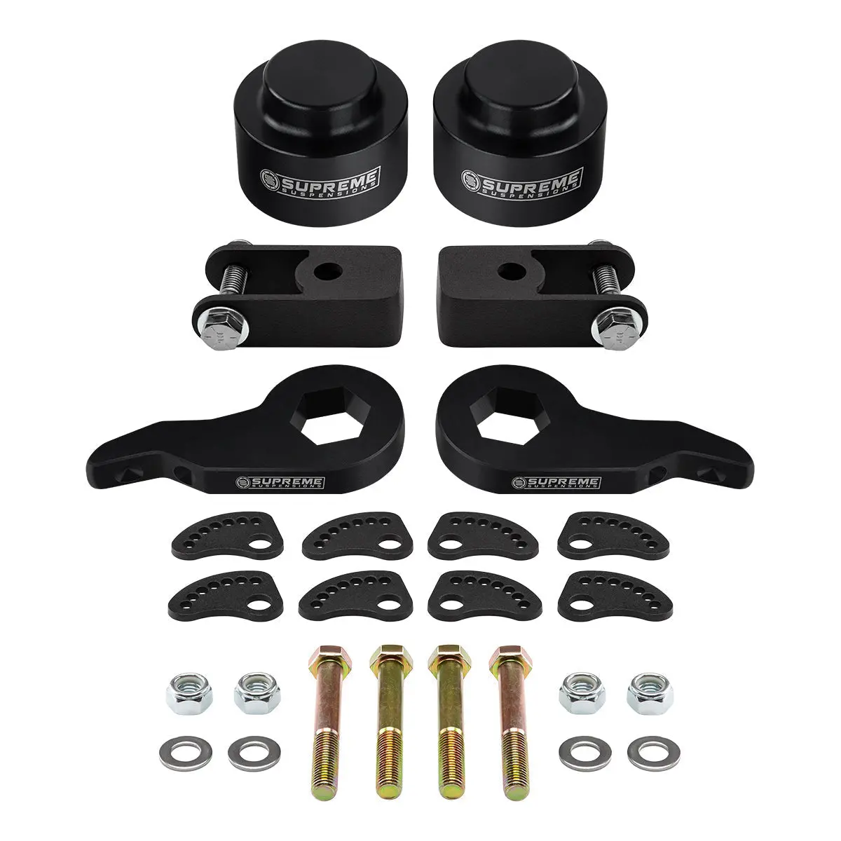 2000-2006 Gmc Yukon 1500 6-Lug Full Lift Kit + Shock Extenders + Camber/Caster Alignment Kit 1