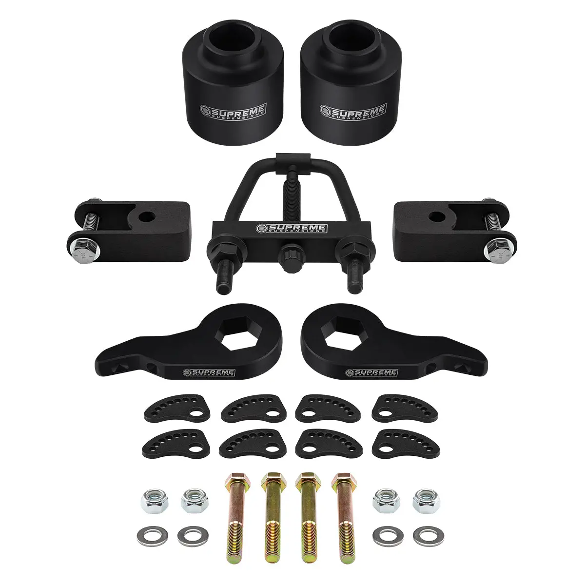 2002-2006 Chevrolet Avalanche 1500 Full Lift Kit Includes Torsion Tool + Shock Extenders + Camber/Caster Alignment Kit 1