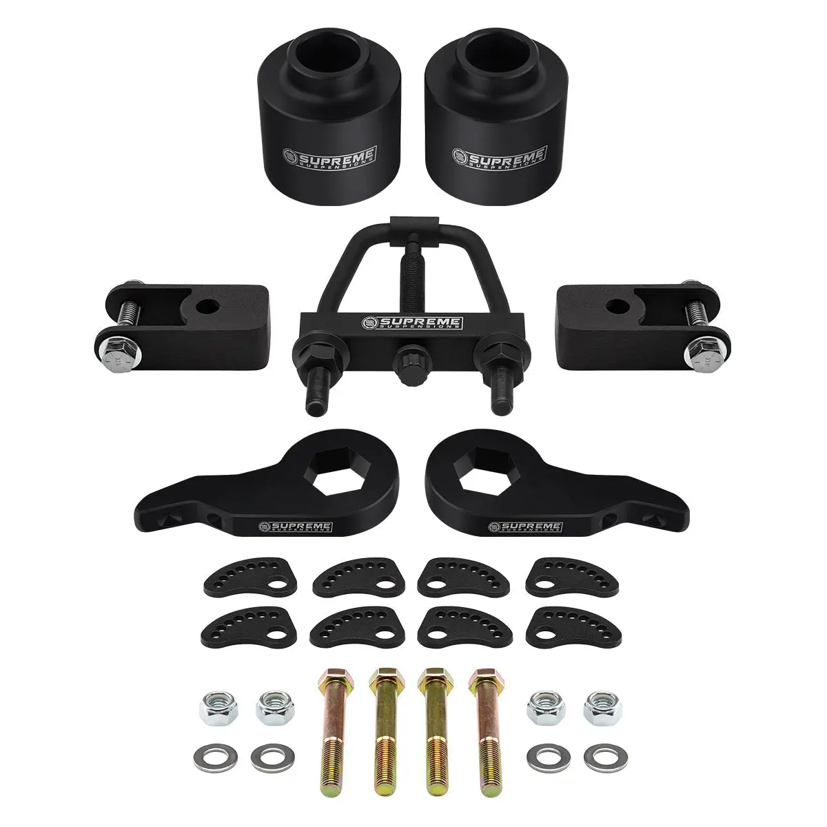 2002-2006 Cadillac Escalade Full Lift Kit Includes Torsion Tool + Shock Extenders + Camber/Caster Alignment Kit 1