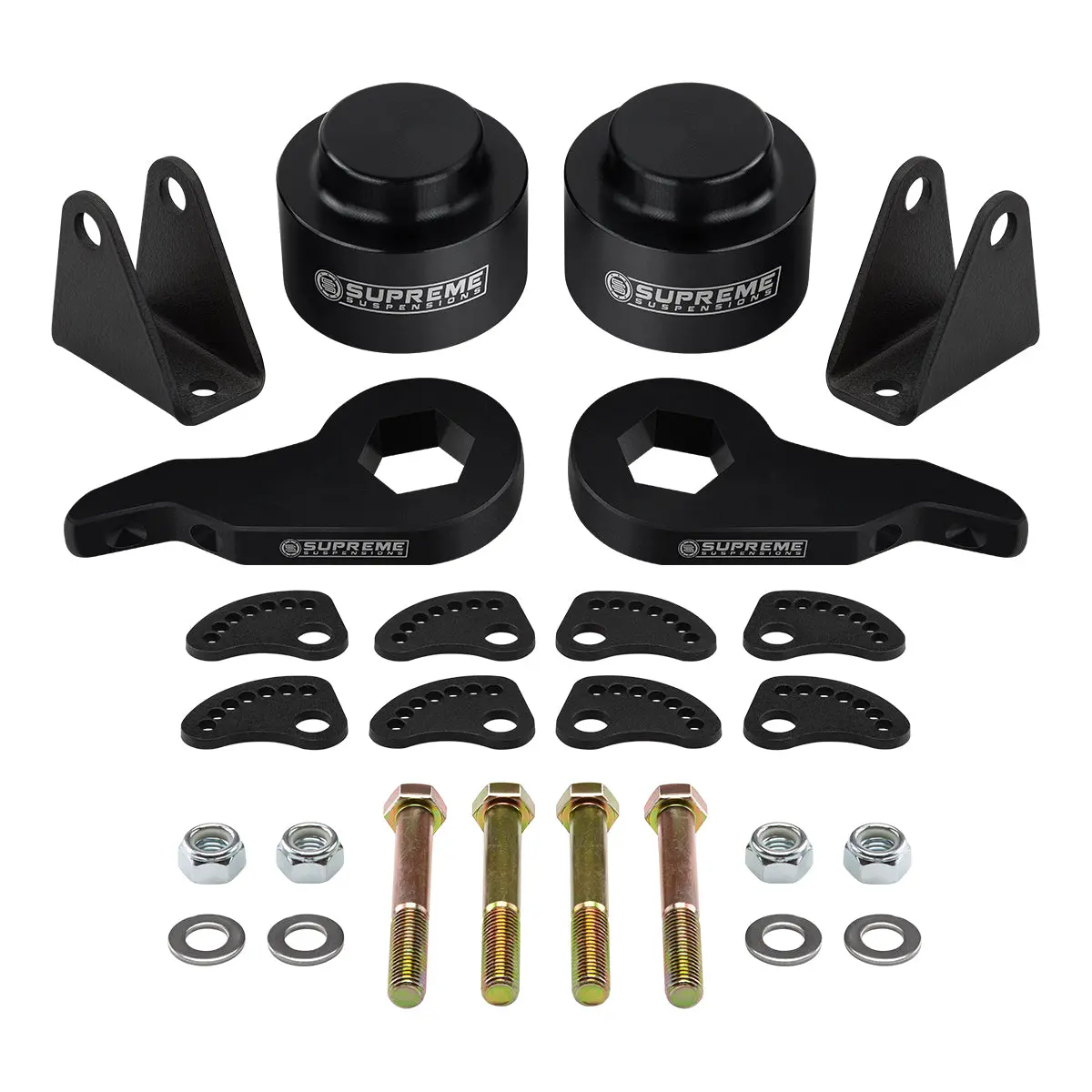 2003-2009 Hummer H2 4Wd Full Lift Kit With Torsion Keys + Camber/Caster Alignment Kit 1