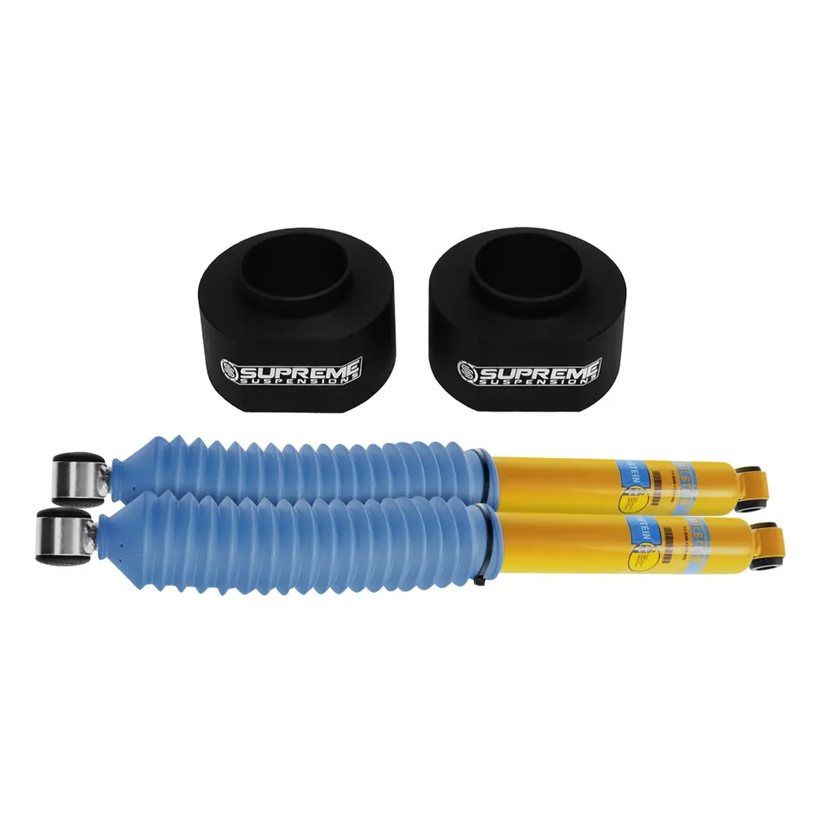 1993-1998 Jeep Grand Cherokee Zj 2" Rear Suspension Lift Spacers With Bilstein Shock Absorbers 2Wd 4Wd 1