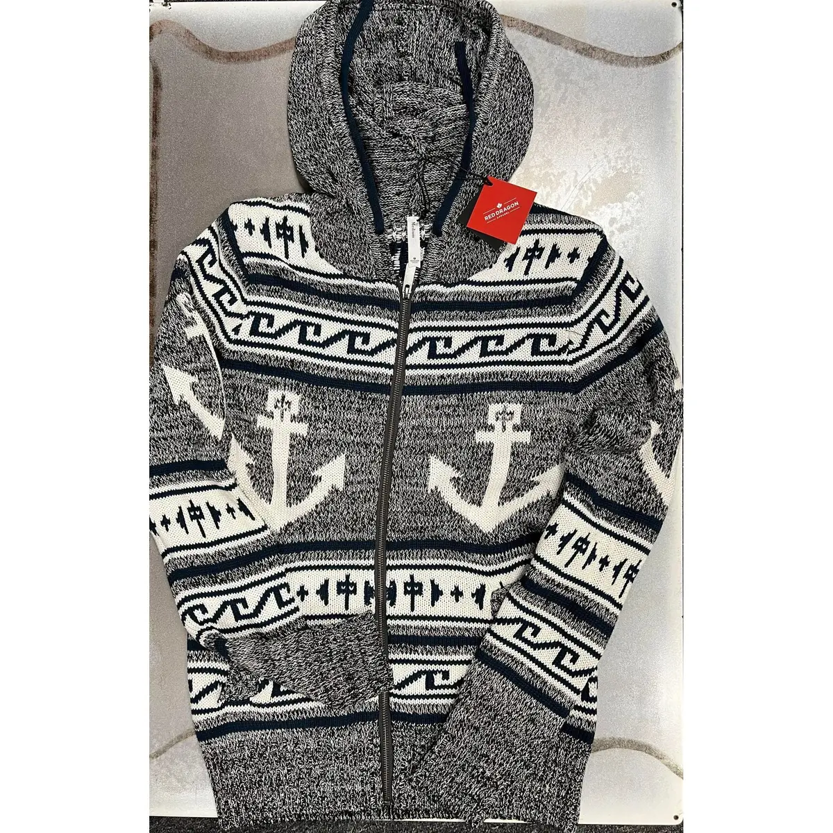 Rds Womens Zip Sweater Hoodie Anchor 1