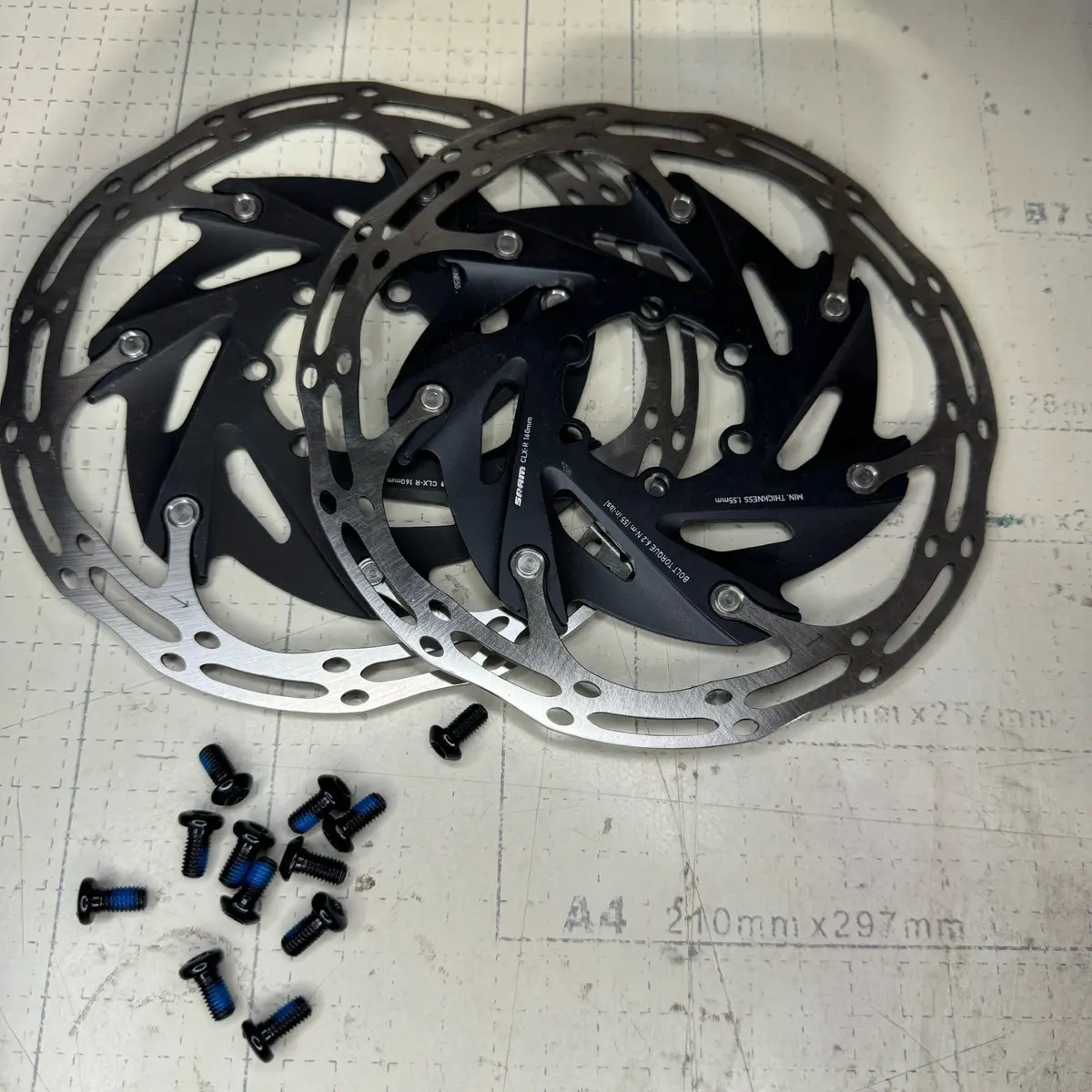 Sram 160Mm Centerline Xr 6-Bolt Rotors New Take Off 1