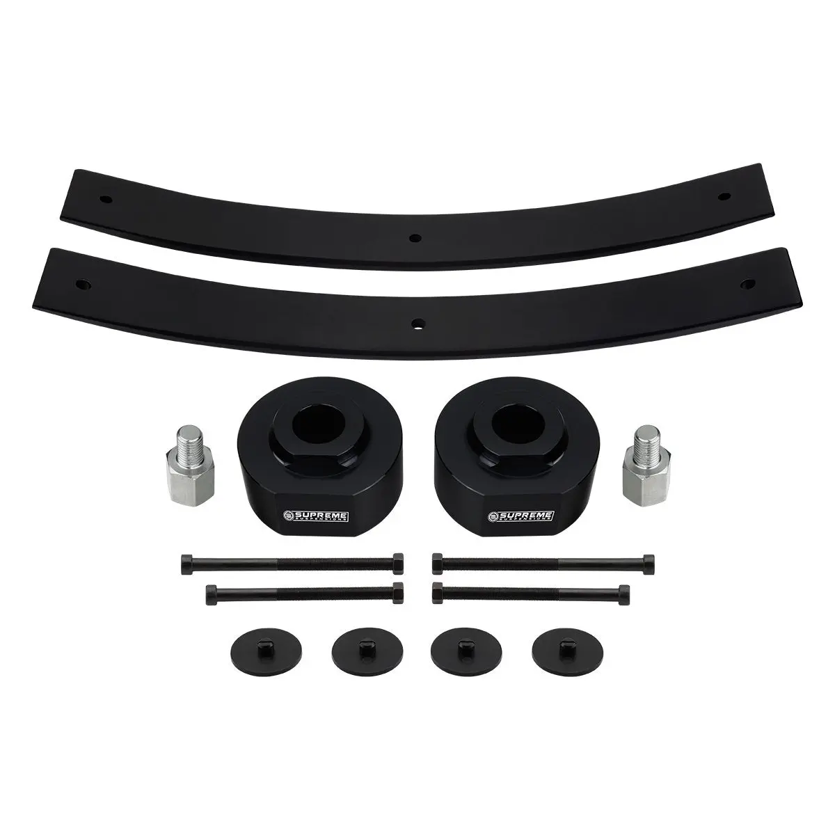 2" Front Lift Spring Spacers + 2" Rear Lift Short Add-A-Leaf Springs Fits 83-96 Ford Ranger 2Wd 1