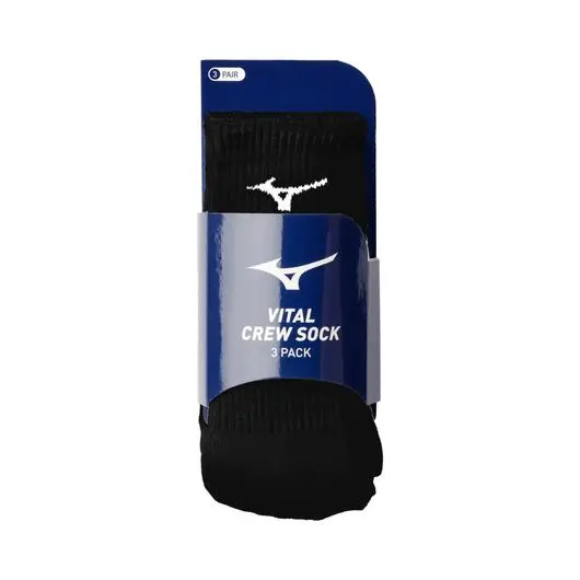 Mizuno Vital Crew Socks (3-Pack) Volleyball 1