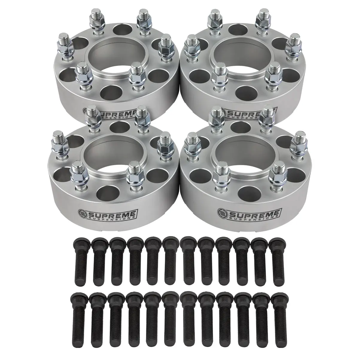 1995-2020 Toyota Tacoma Prerunner 4Wd 6X139.7 Hub Centric Wheel Spacers 106Mm Center Bore & 3/4" Longer Rear Wheel Studs 4