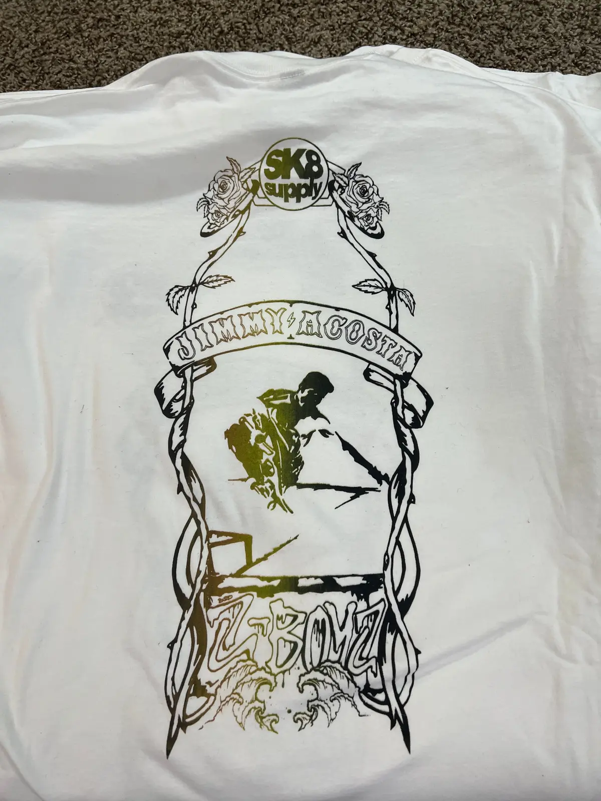 Sk8supply Jimmy Acosta Skateboard Shirt 1