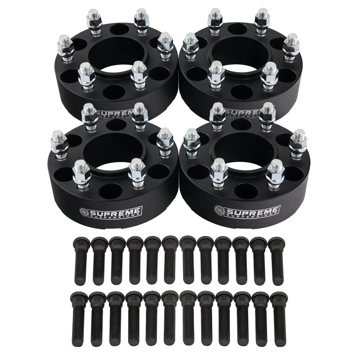 1995-2020 Toyota Tacoma Prerunner 4Wd 6X139.7 Hub Centric Wheel Spacers 106Mm Center Bore & 3/4" Longer Rear Wheel Studs 2