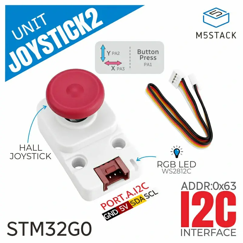 I2c Joystick 2 Unit (Stm32g030) 2