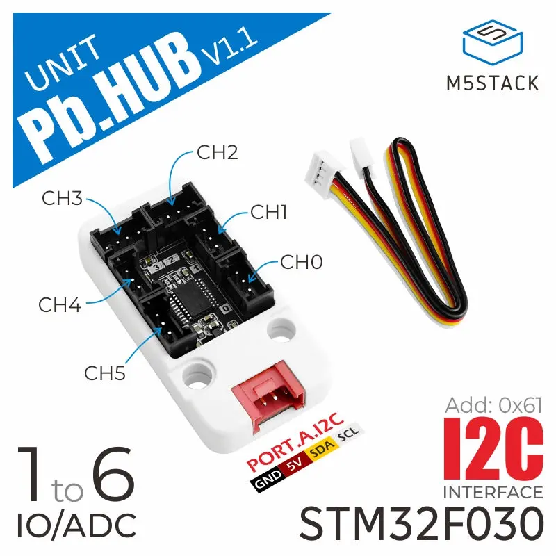 I/O Hub 1 To 6 Expansion Unit (Stm32f0) 2