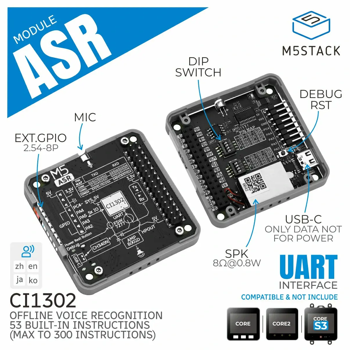 M5stack Asr Module (Ci1302) 2