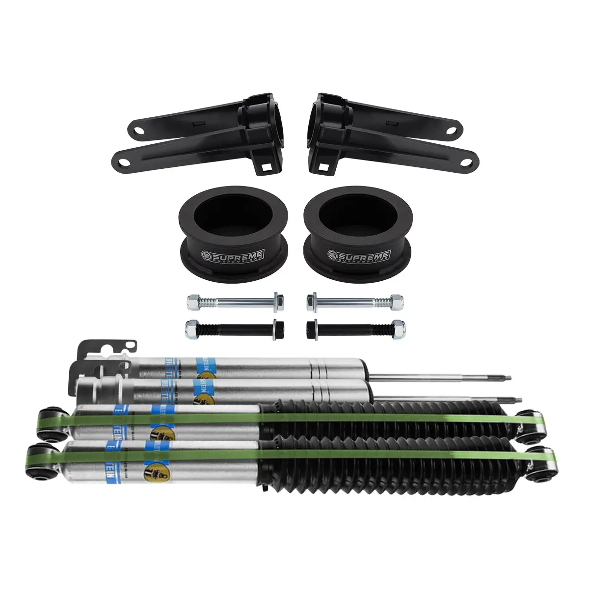 2005-2010 Jeep Grand Cherokee Wk Full 3.5" + 2" Rear Suspension Lift Kit, Bilstein Shocks & Wheel Spacers 2Wd 4Wd 2