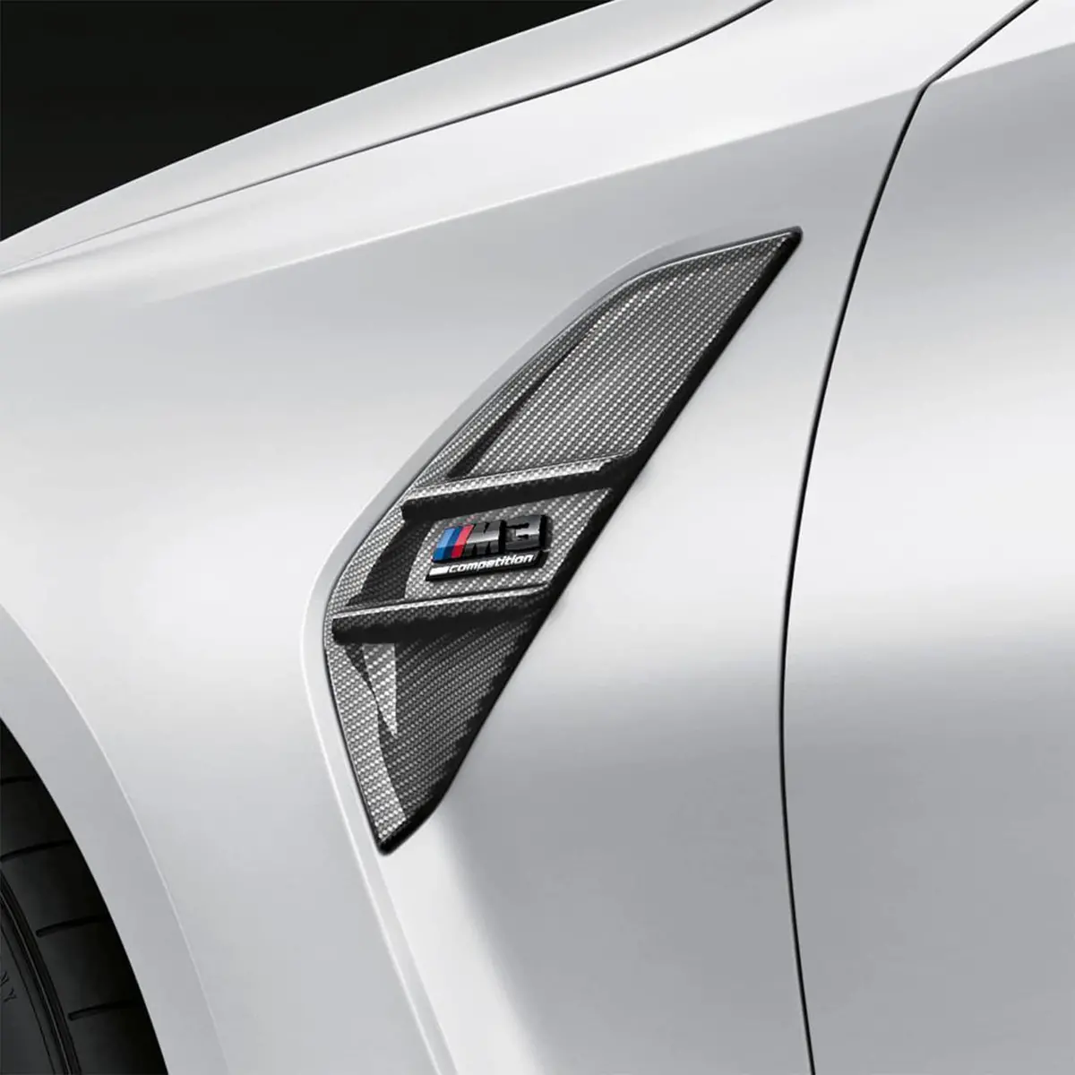 Bmw Genuine M Performance Air Breather Fenders For Bmw G80 In Carbon Fibre X2 1