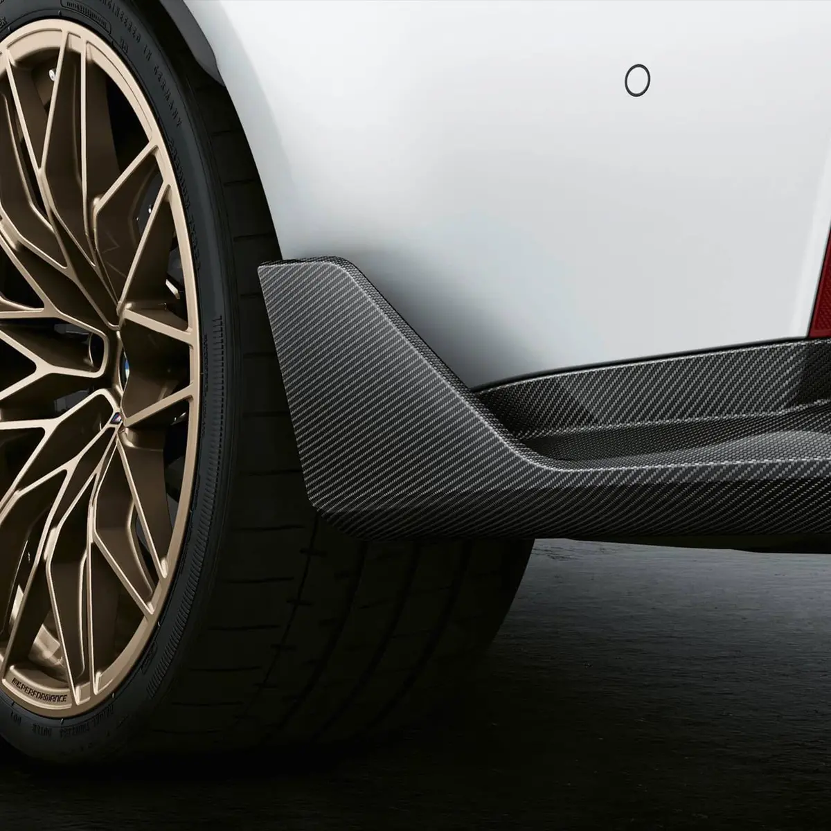 Bmw Genuine M Performance G80 M3 Rear Winglets In Prepreg Carbon Fibre 1