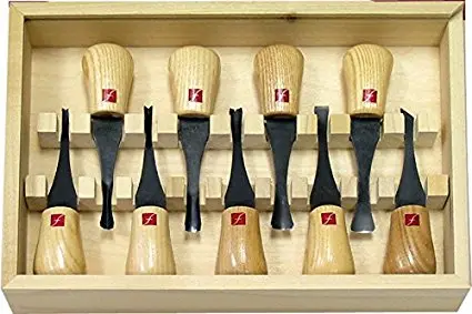 Flexcut Deluxe Palm Gouges, Set Of 9 (Fr405)) 1