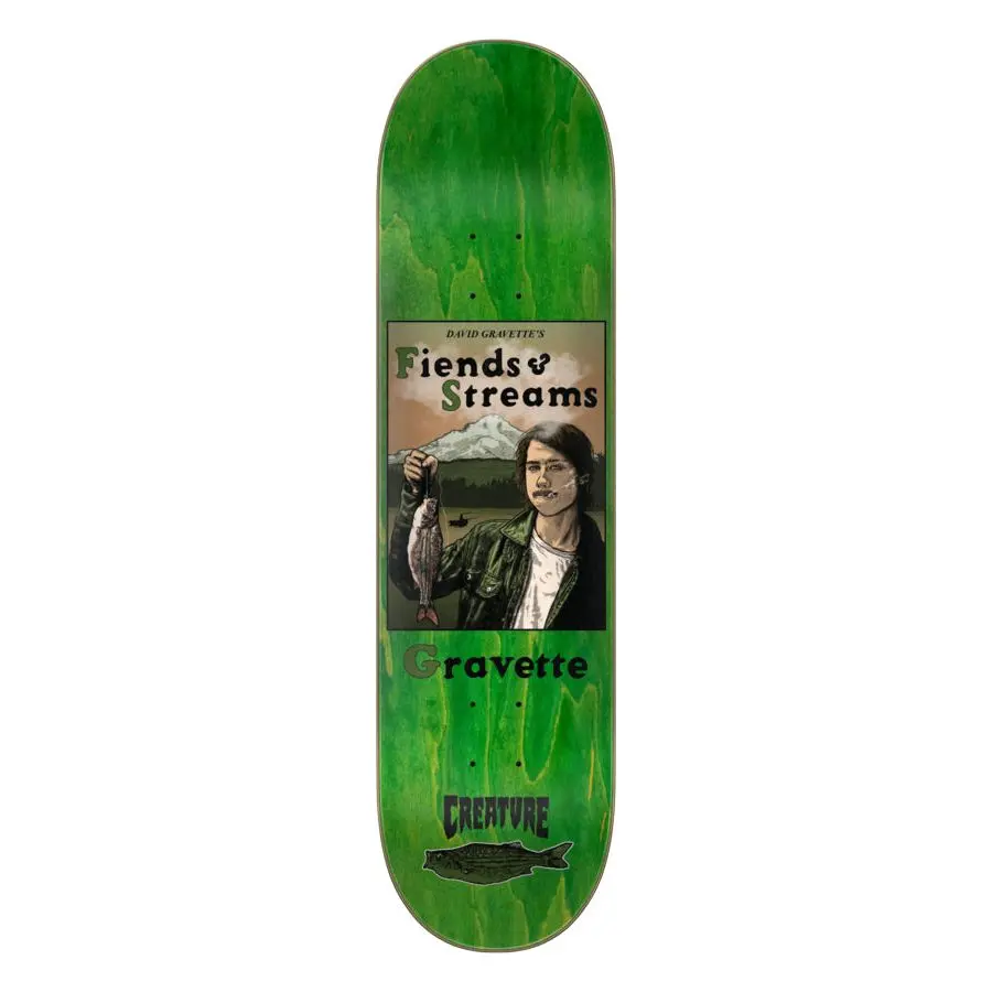 Creature Skateboard Deck 8.3In X 32.2In Gravette Fiends And Streams 1