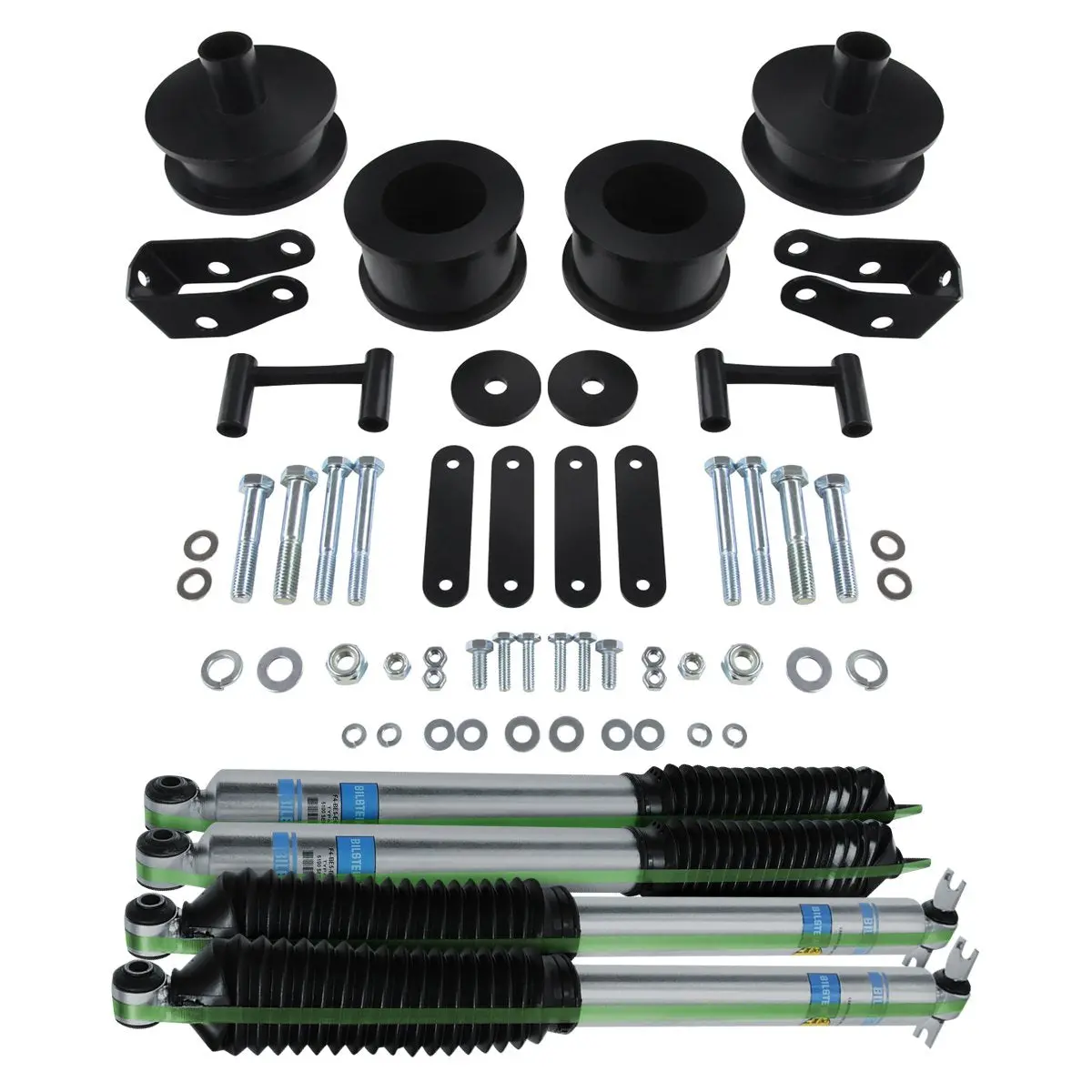 2007-2015 Jeep Wrangler Jk Full Coil Spacer Lift Kit & Bilstein Shocks 2Wd 4Wd 3