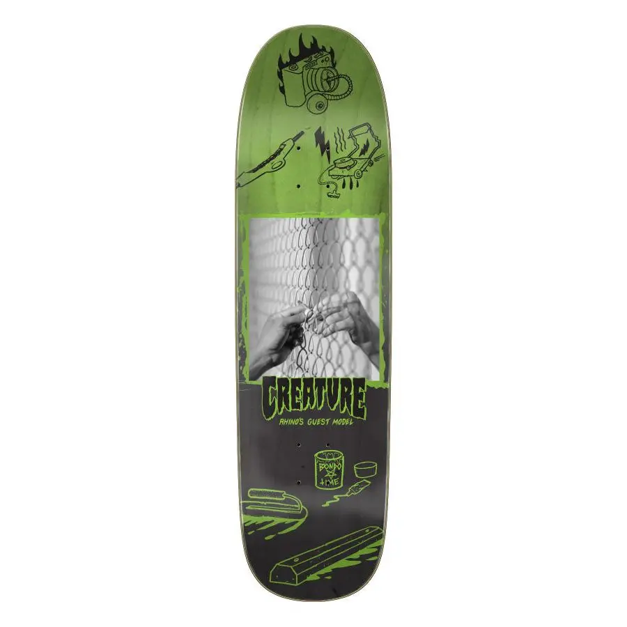 Creature Skateboards Rhino Guest Capture Creature Skateboard Deck 8.85 Inch Wide 1
