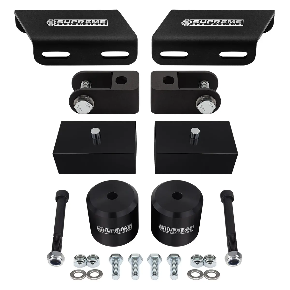 2008-2023 Ford F350 Super Duty Full Suspension Lift Kit, Front Shock Extenders & Sway Bar Drop Bracket 4Wd 1