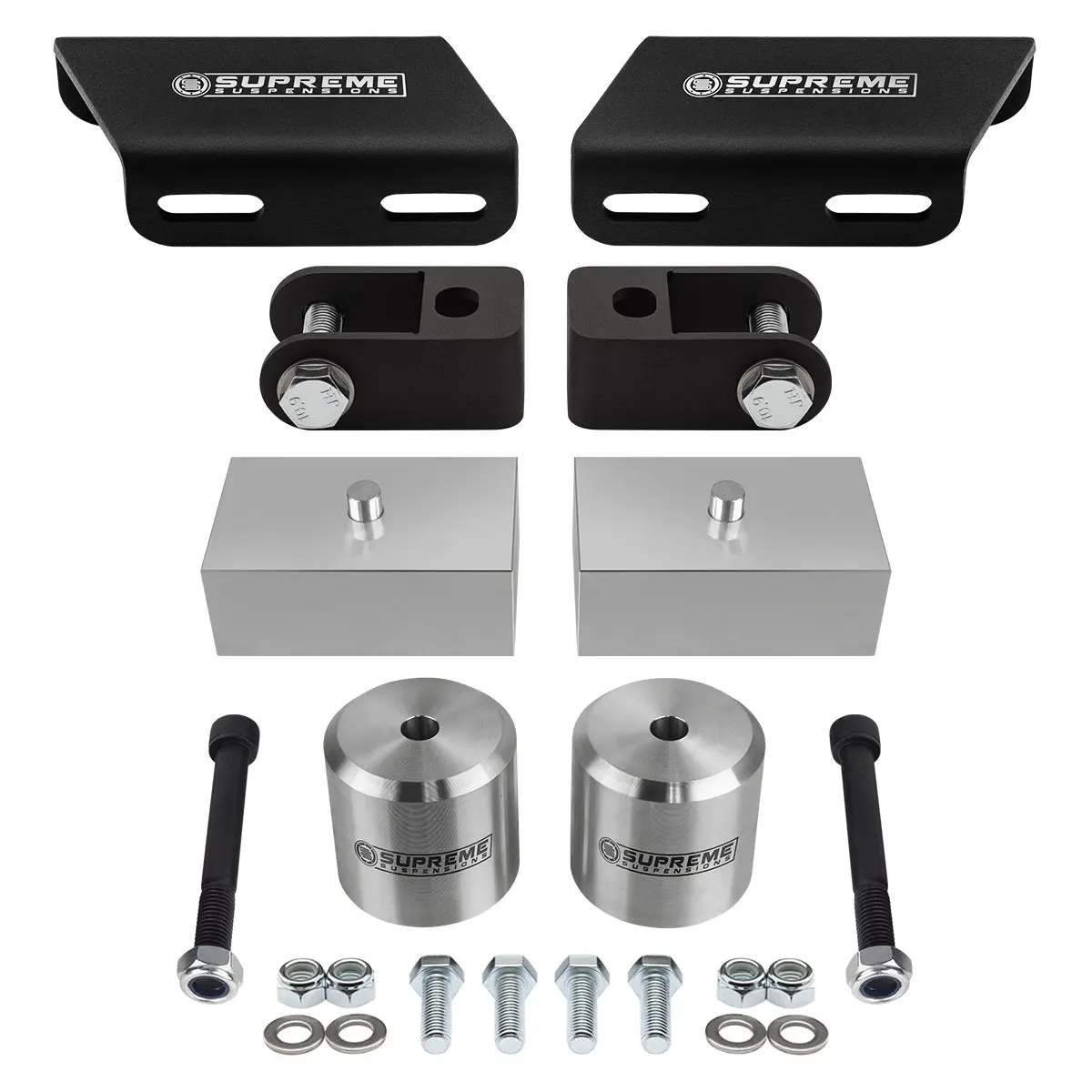 2008-2023 Ford F350 Super Duty Full Suspension Lift Kit, Front Shock Extenders & Sway Bar Drop Bracket 4Wd 2