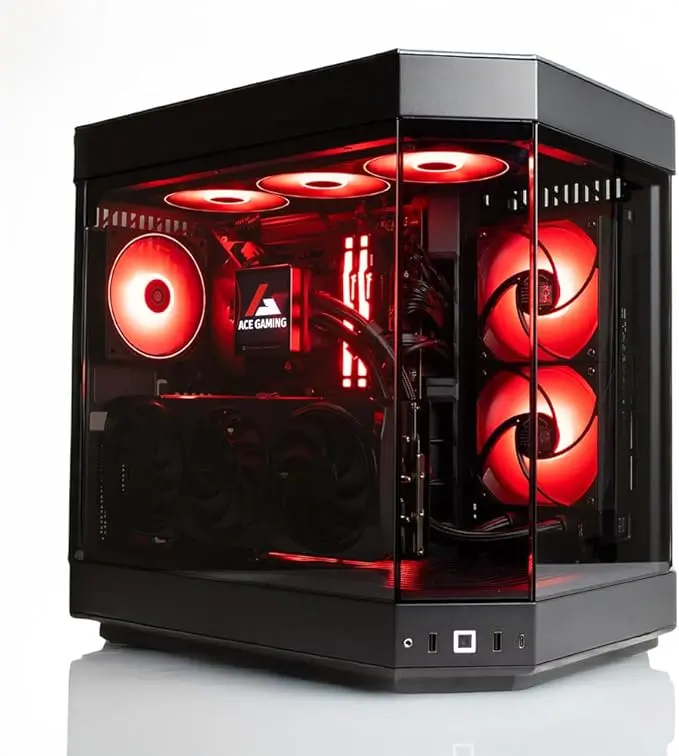 Firestorm Blaze Custom Built Gaming Pc Desktop, Ryzen 7 9700X 3.8Ghz, Rtx 5070 12Gb Gddr7, 32Gb Ddr5 Ram, 2Tb Nvme M.2 Ssd, 850W Psu, 240Mm Aio, Wifi, Win 11 Pro 1