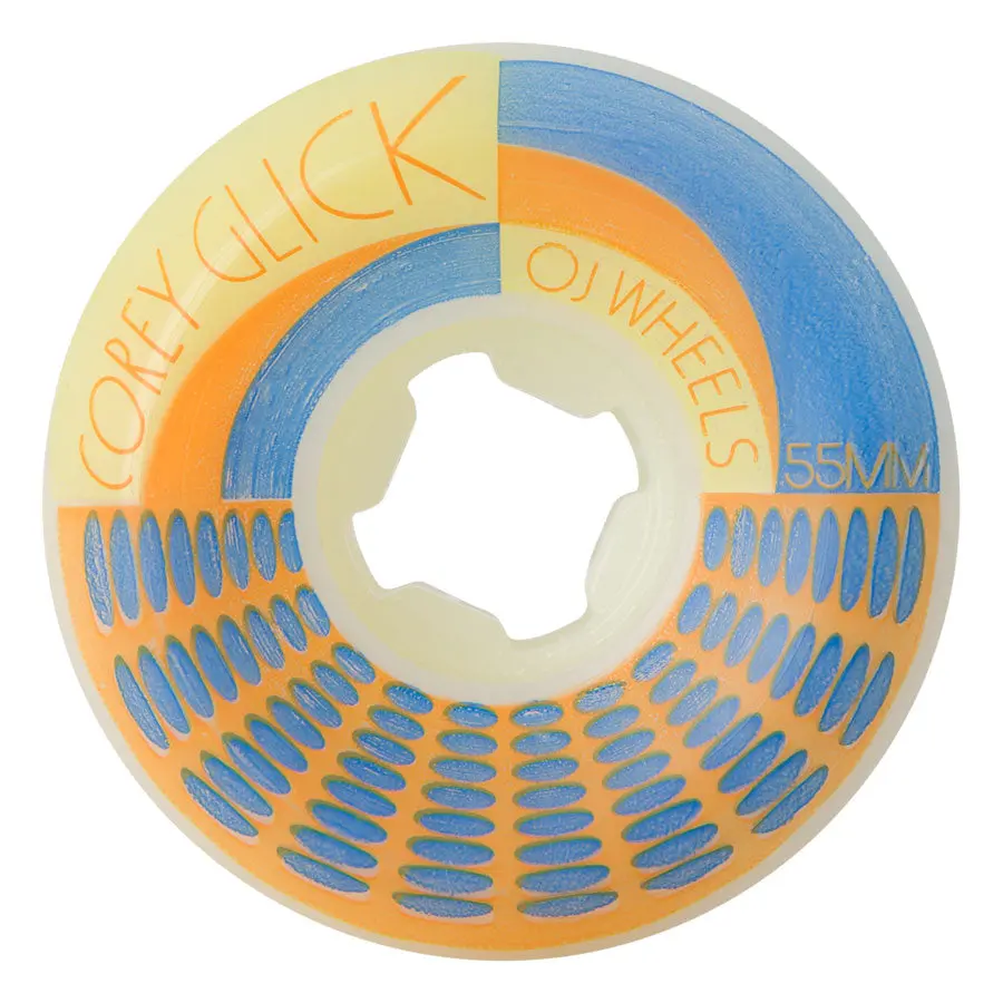 55Mm Glick Bro Jazz Original Hardline 99A Oj Skateboard Wheels 1