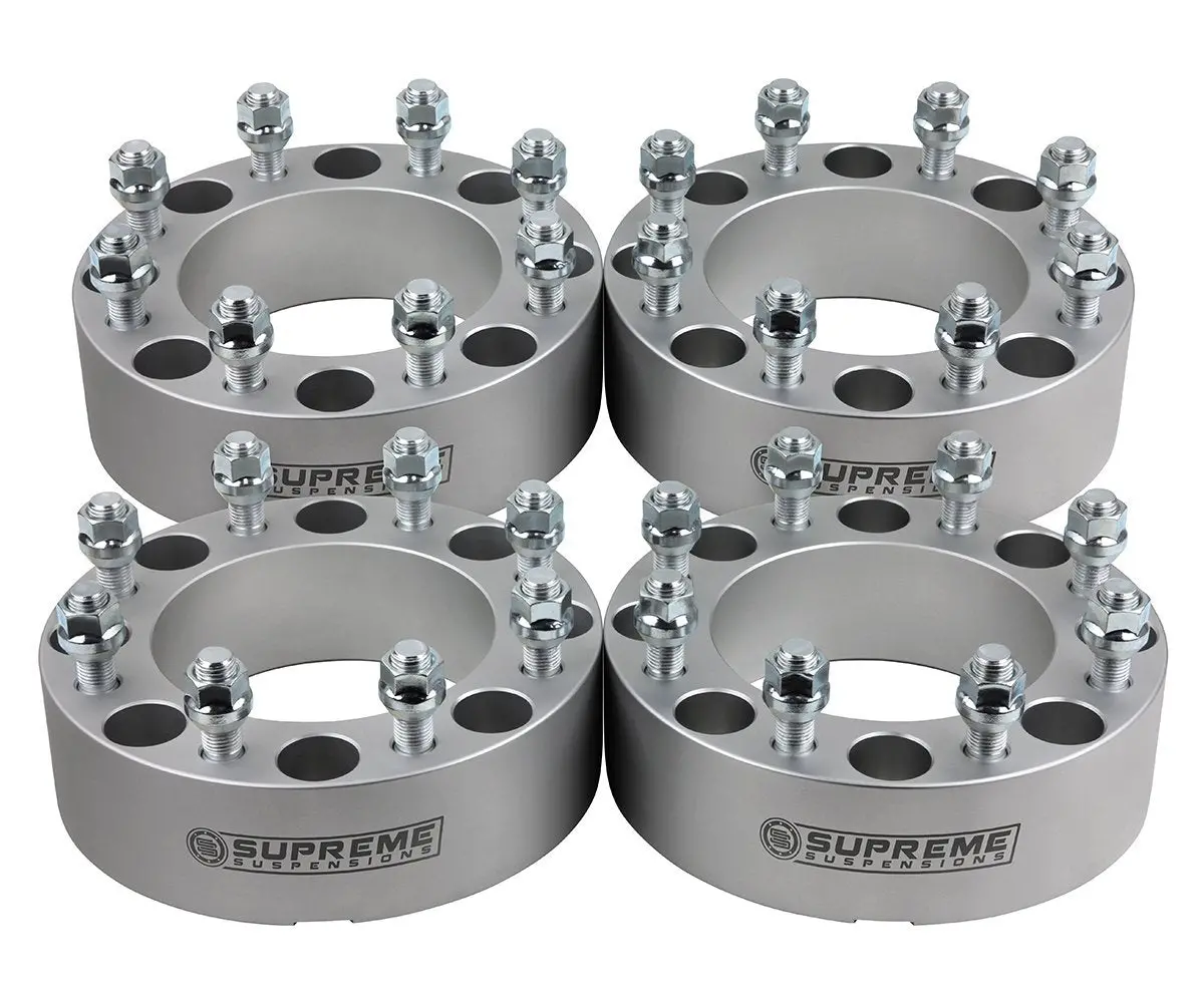 2011-2022 Gmc Sierra 3500Hd 2Wd 4Wd 2" Lug Centric 8X180 Wheel Spacers 124.1Mm Center Bore 4