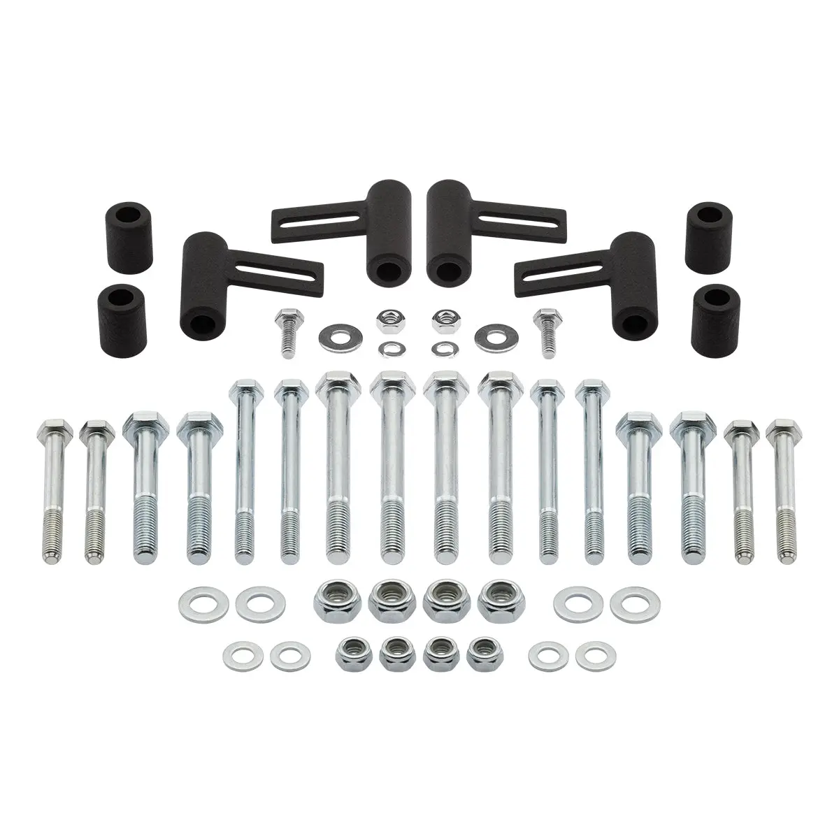 Adjustable 2-3" Bar-Pin/Tie-Bar Shock Mount Extender Kit 2Wd 4Wd 1
