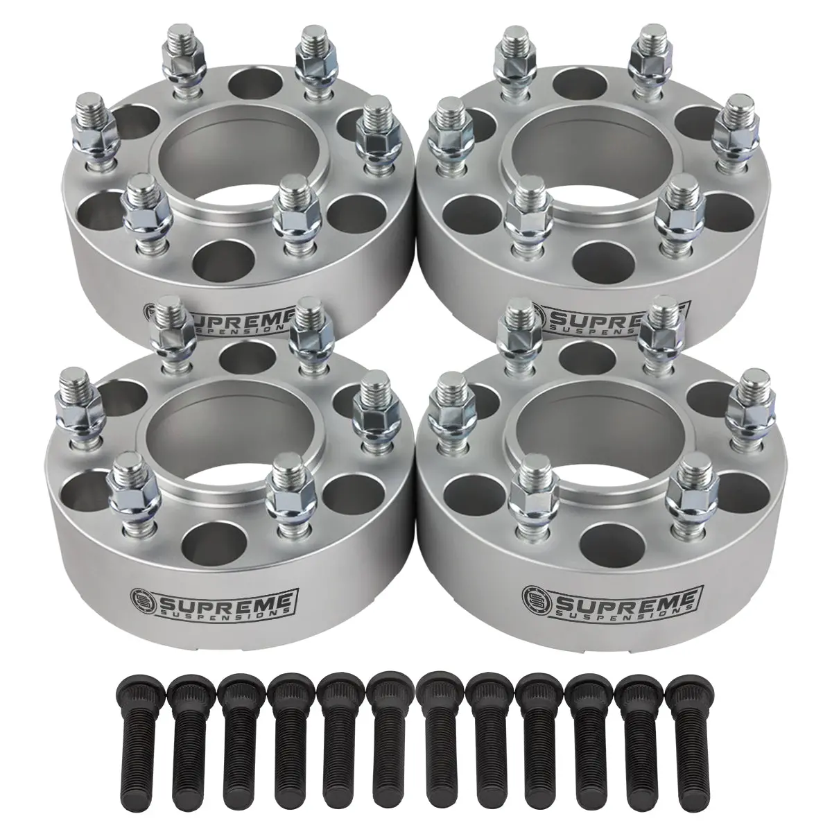 1995-2021 Toyota Tacoma 4Wd 6X139.7 Hub Centric Wheel Spacers 106Mm Center Bore & 3/4" Longer Rear Wheel Studs 2