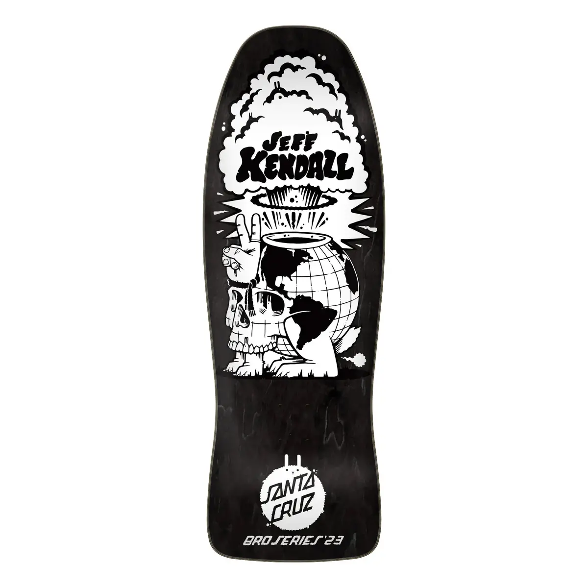 Kendall Friend Of The World Santa Cruz Reissue Skateboard Deck 10.0In 1