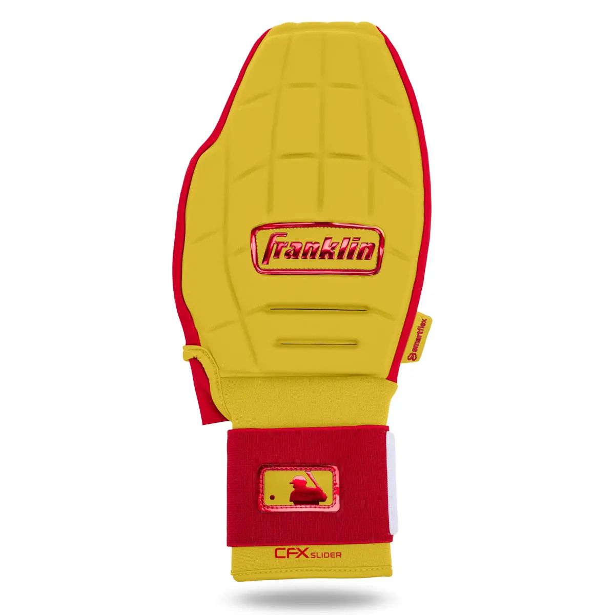 Franklin Cfx Slider Prt Youth Sliding Mitt - Yellow / Red 1