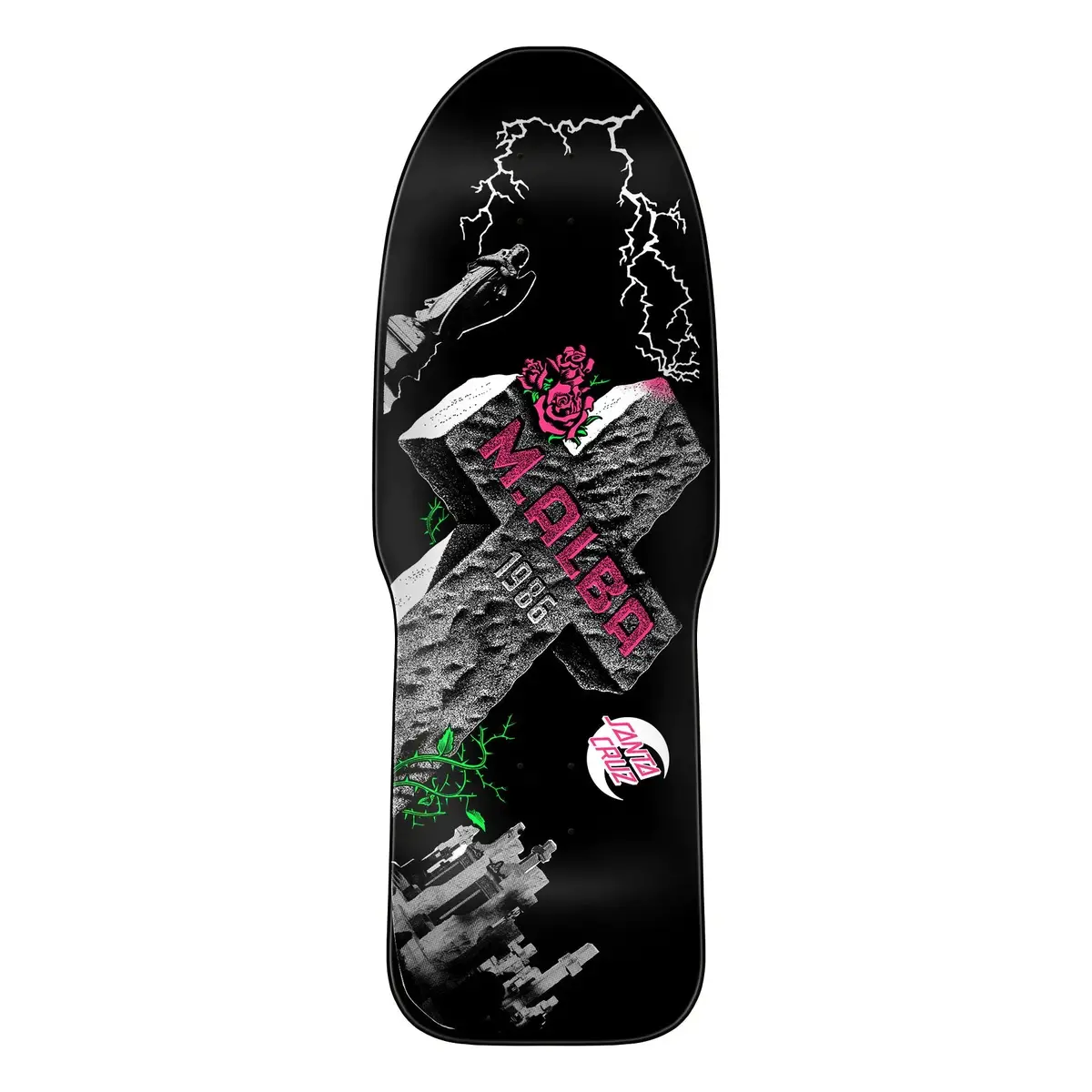 10.24In Malba Tombstone Santa Cruz Reissue Skateboard Deck 1