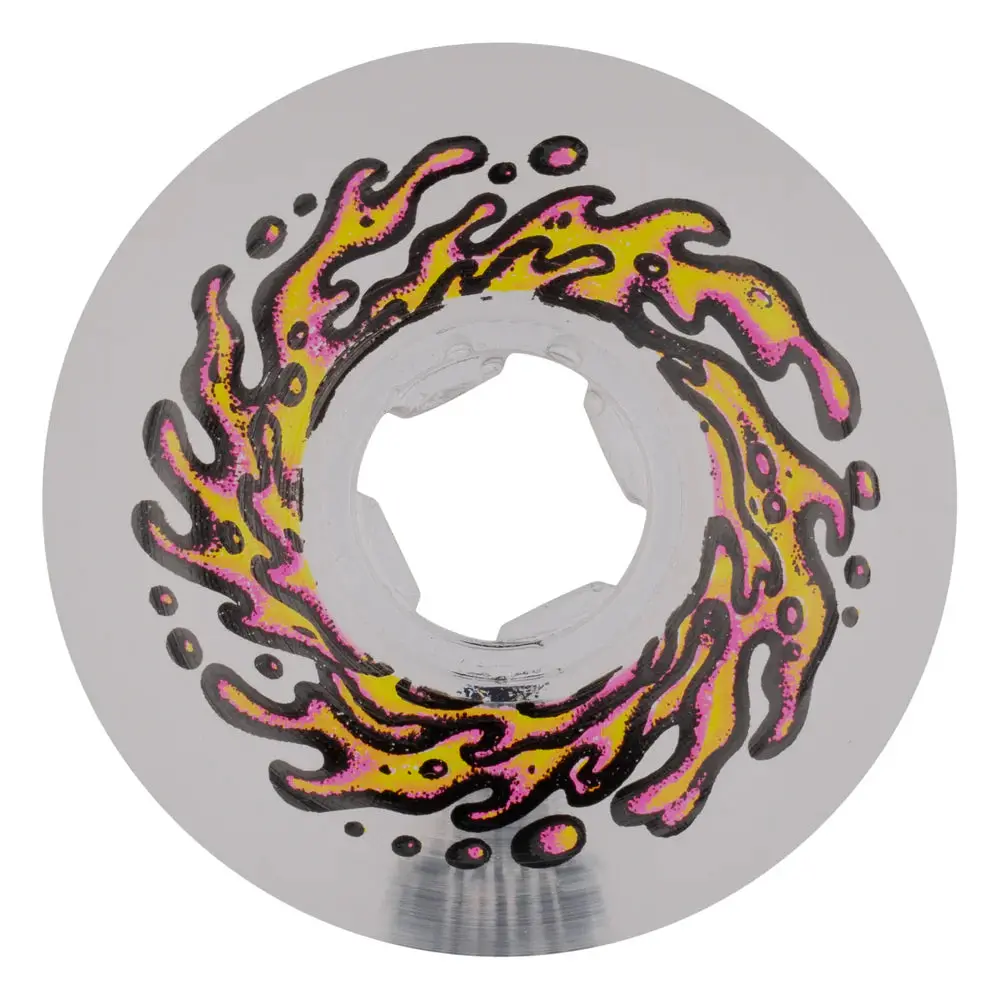 54Mm Mirror Vomits Clear 99A Slime Balls Skateboard Wheels 1