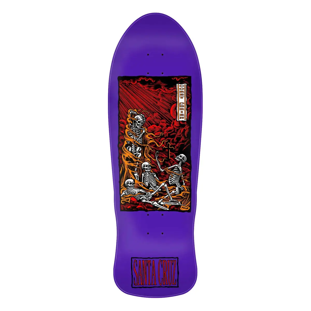 Obrien Purgatory Santa Cruz Reissue Skateboard Deck 1