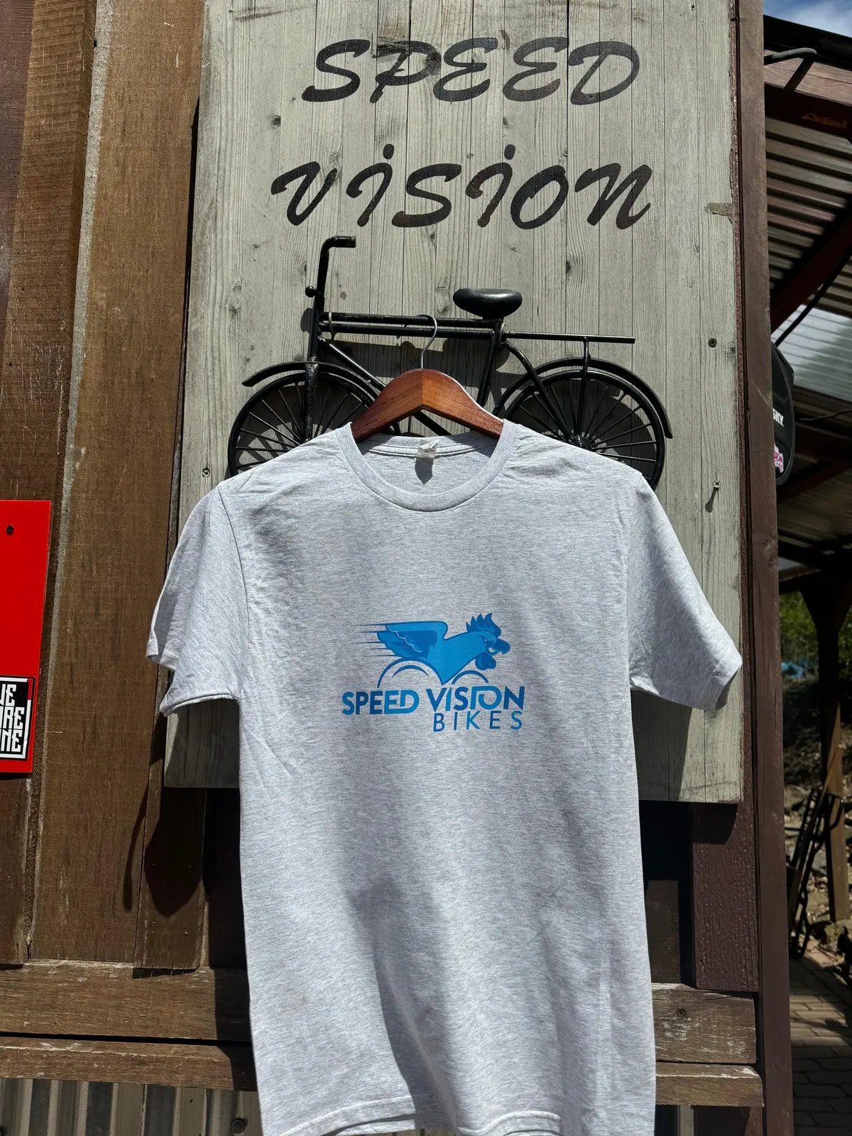 Blue Speed Chicken Classic Logo Tee 1