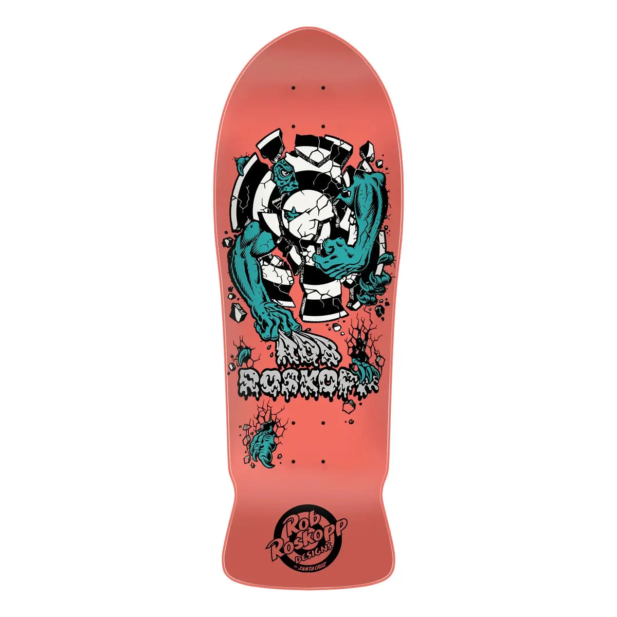 Roskopp 3  Reissue Santa Cruz Skateboard Deck 1