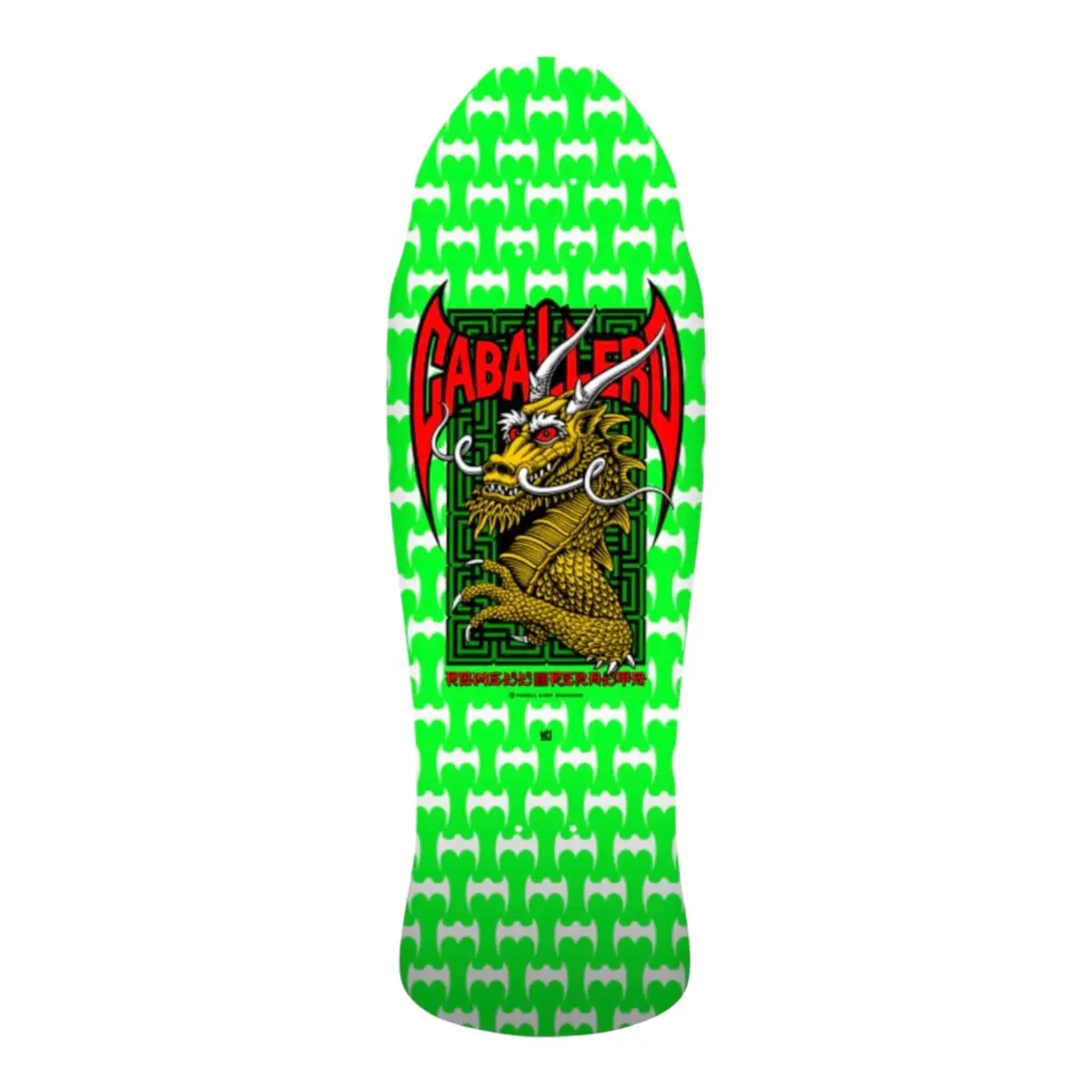 Powell Peralta Steve Caballero Street Bats Skateboard - Lime Green 1