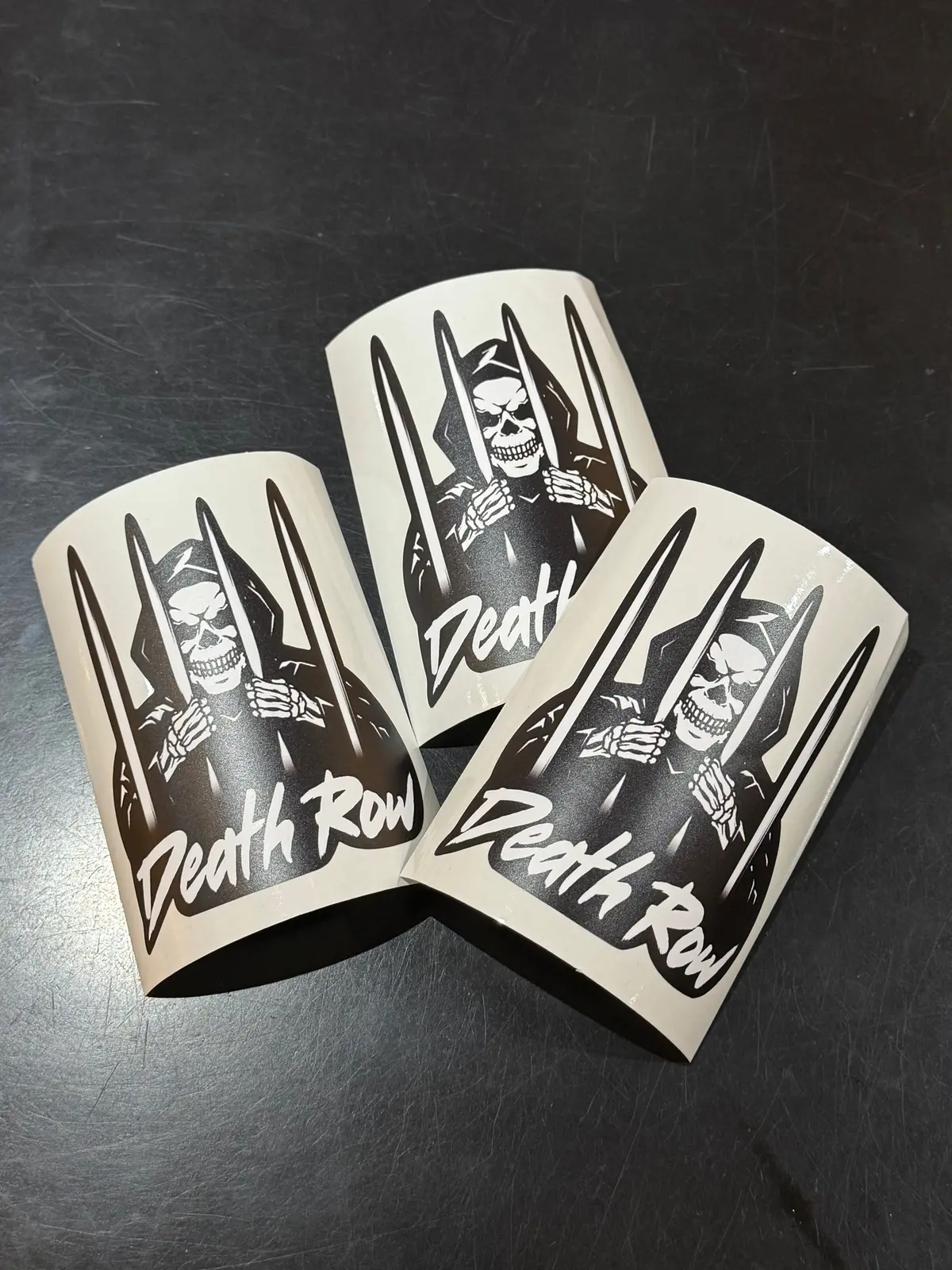 “Death Row” Sticker - Brandon Silvas 1985 Mustang Gt Drag Car 1