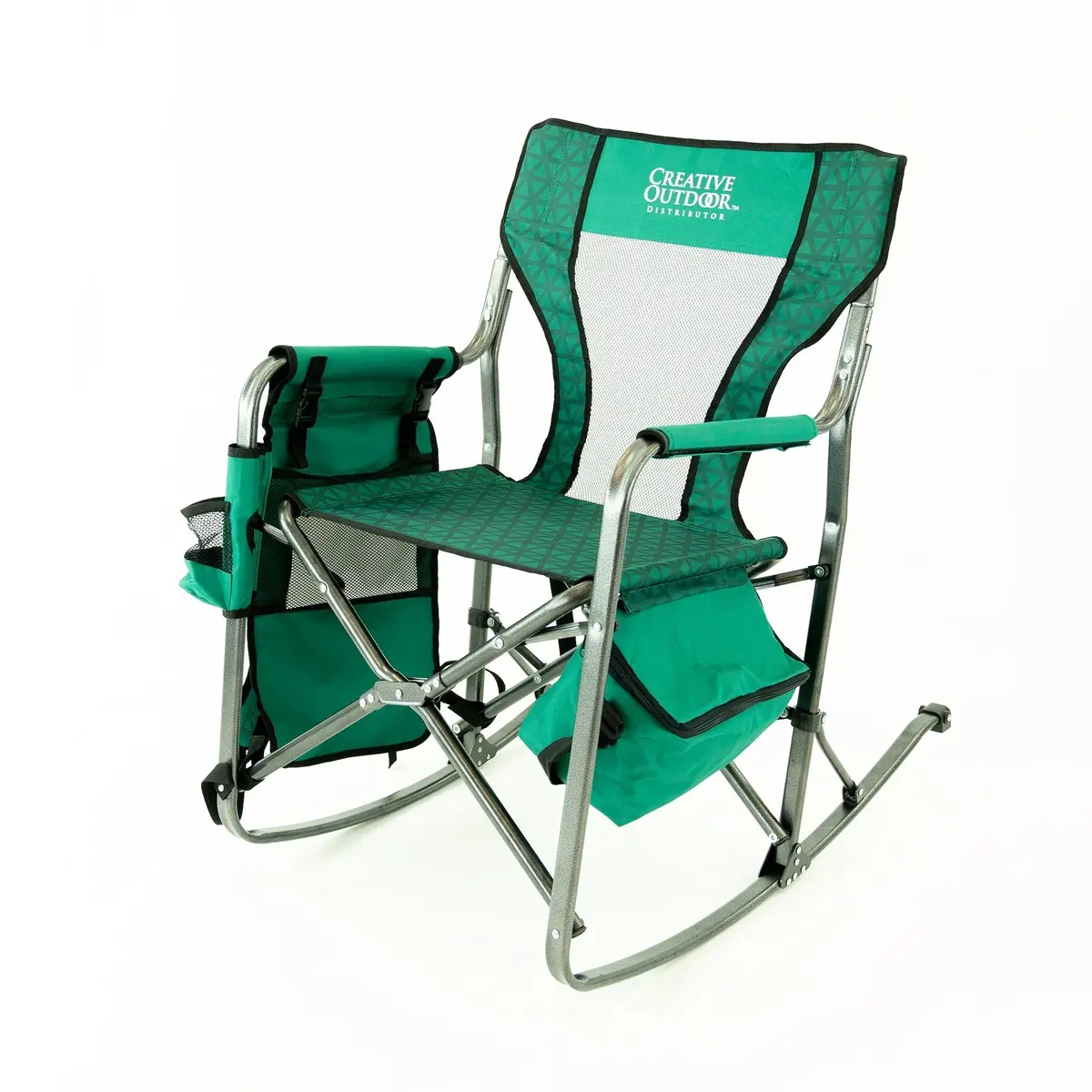 Folding Rocking Chair With Ice Box Cooler - Forest Diamond 1