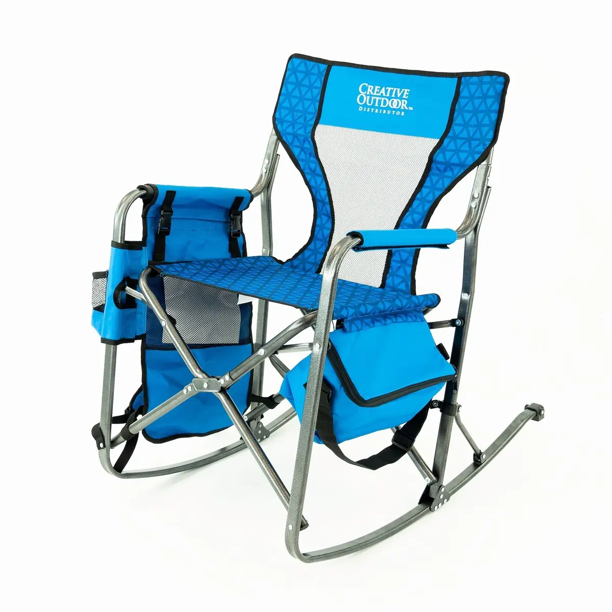 Folding Rocking Chair With Ice Box Cooler - Ocean Diamond 1