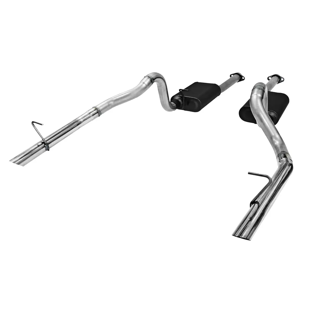 Flowmaster 1986-1993 Ford Mustang Lx With 5.0L Engine. Fits Coupes And Convertibles. Also Fits 1986 Ford Mustang Gt With 5.0L Engine American Thunder Cat-Back Exhaust System 1