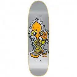 New Deal Skateboards John Montesi Alien Grey  8.875" Reissue Skateboard Deck 1