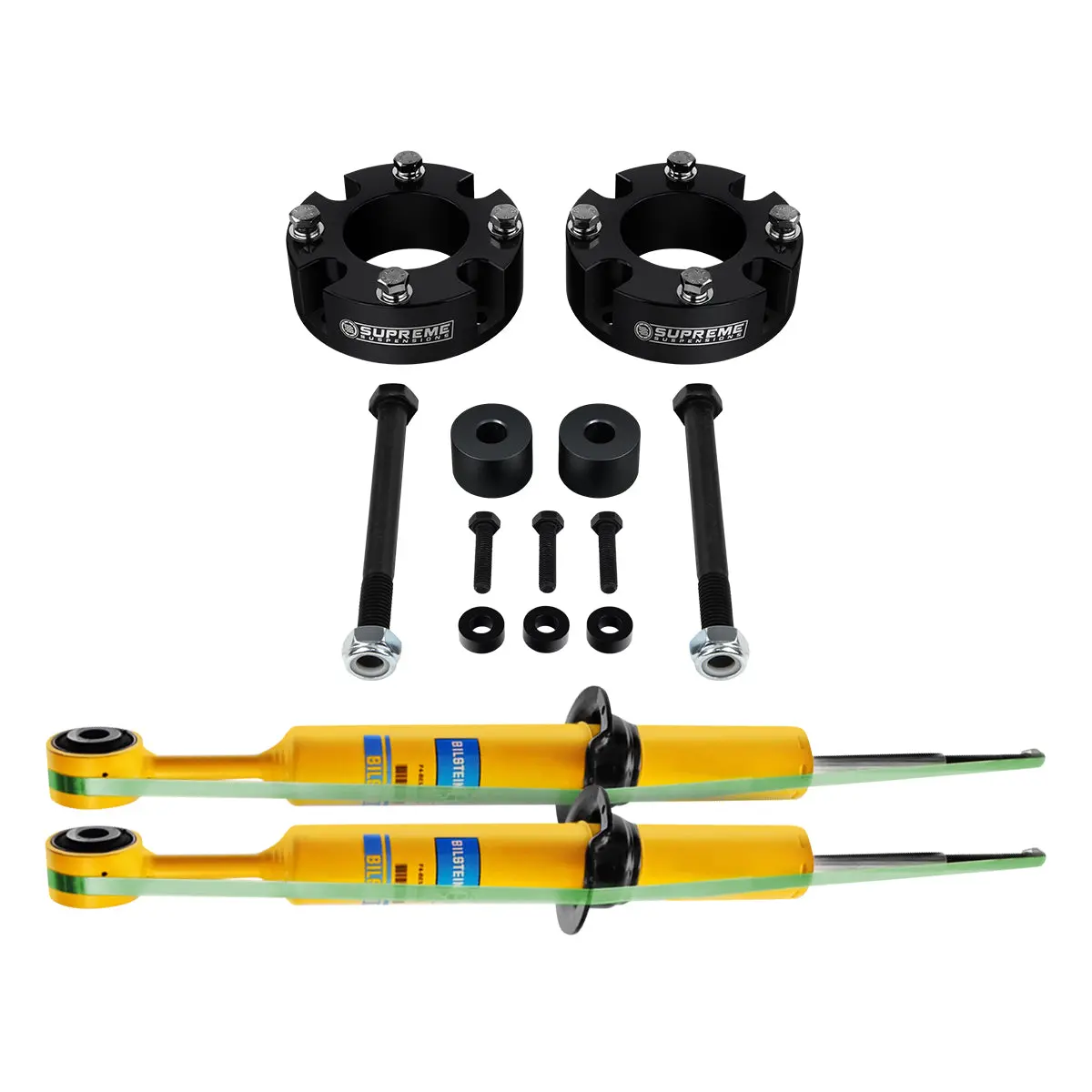 2008-2009 Toyota Sequoia Front Suspension Lift Kit With Differential Drop Kit & Bilstein Shocks 4Wd 1