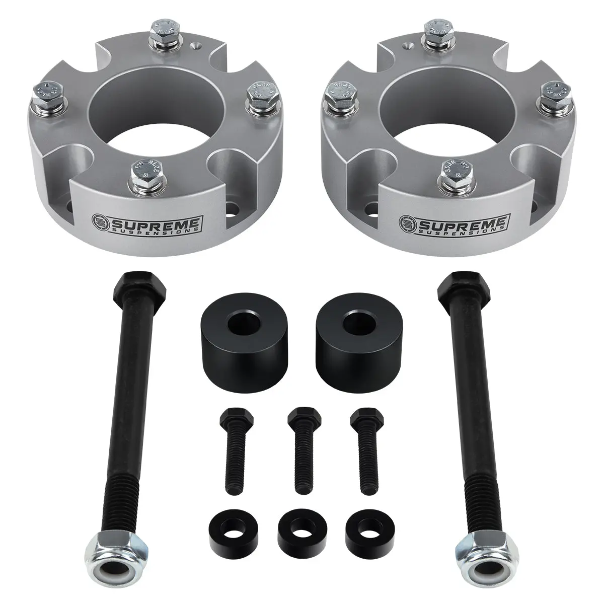 2007-2021 Toyota Tundra Front Suspension Lift Kit & Differential Drop 4Wd 4X4 - Silver 1