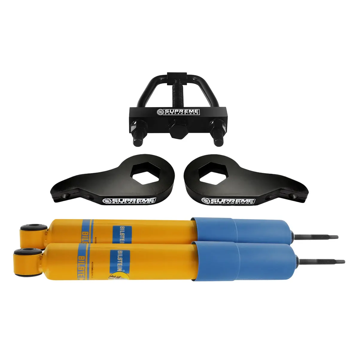 2003-2010 Hummer H2 3" Adjustable Front Suspension Lift Kit W/ Tool & Bilstein Shocks 4Wd 4X4 1