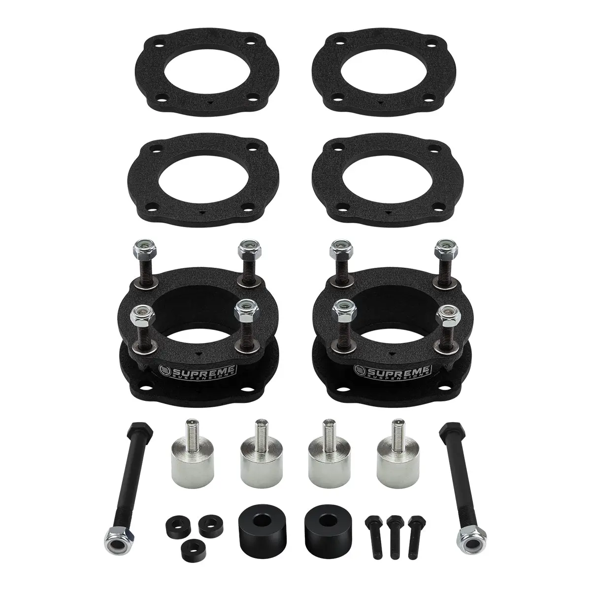 2007-2021 Toyota Tundra 2.5" To 3" Adjustable Front Suspension Leveling Lift Kit With Differential Drop Spacers Kit 4Wd 1