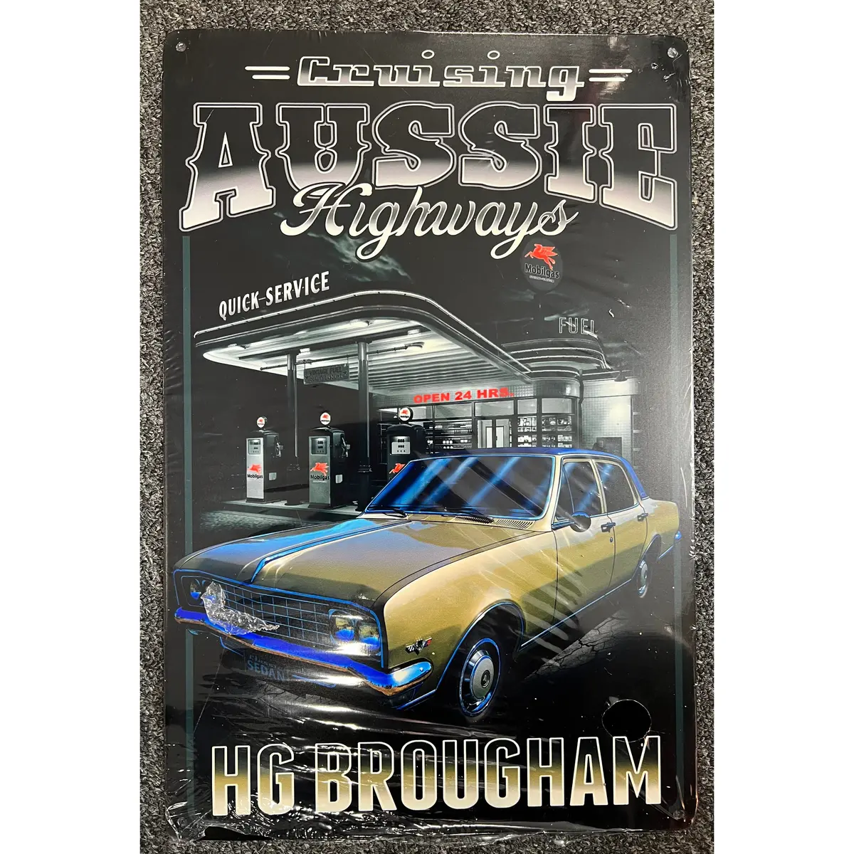 Tin Sign Hg Broughham 1