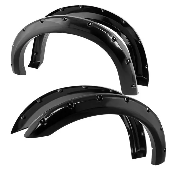 1999-2007 Ford F250 Superduty 4Pc Bolt-On Rivet Style Spyder Fender Flares 1