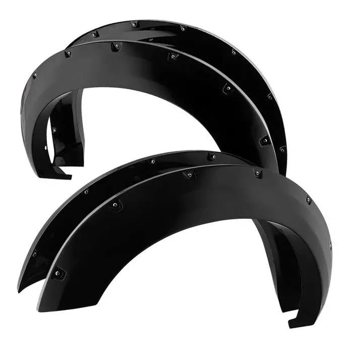 2011-2014 Ford F450 Superduty 4Pc Bolt-On Rivet Style Spyder Fender Flares 1